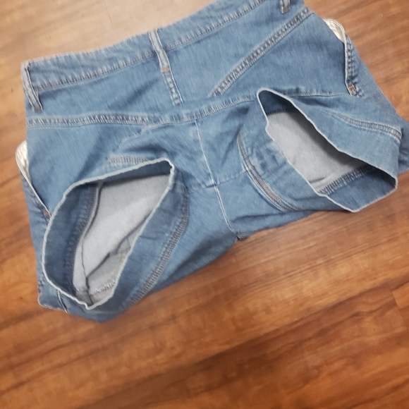 Issey Miyake x Chisato Tsumori Vtg Baggy Drop Crotch harem cuffed denim short 10 - Picture 12 of 14